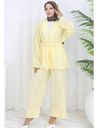Kimono Pantolon İkili Takım