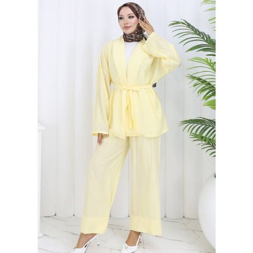Kimono Pantolon İkili Takım