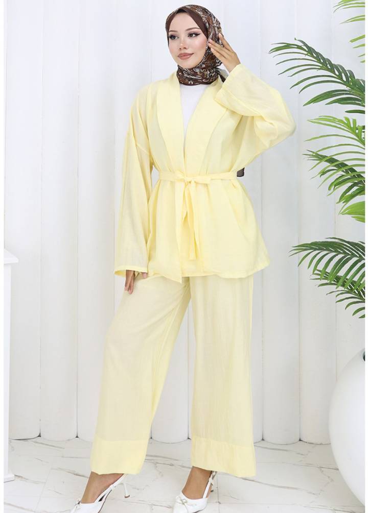 Kimono Pantolon İkili Takım